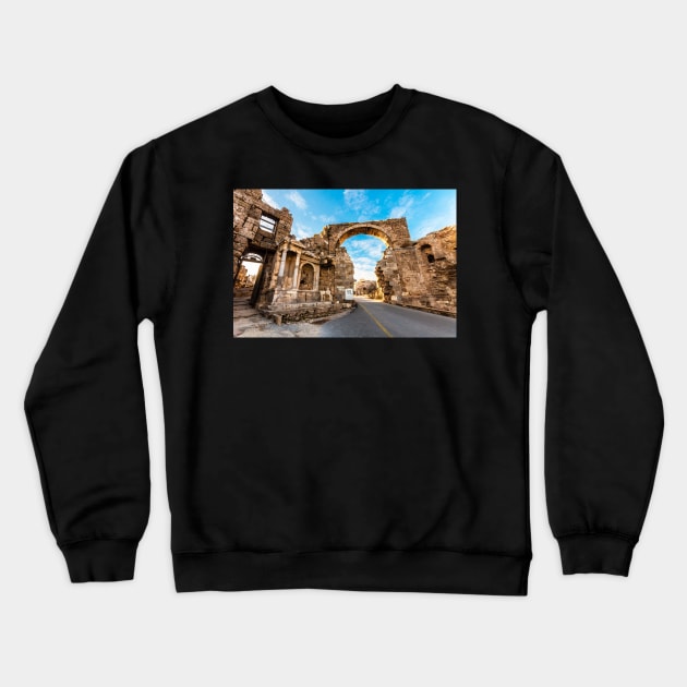 Antalya Side, Turkey Crewneck Sweatshirt by OKUR Creative